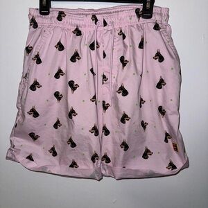 Nike Light Pink Dog Print Shorts